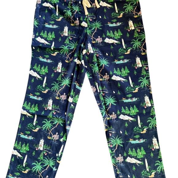 Vineyard Vines Festive Christmas Navy Pajama Pants - Picture 2 of 7